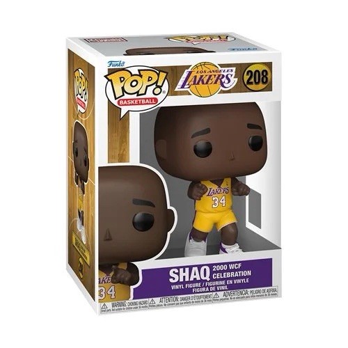 SHAQUILLE O'NEAL 2000 WCF CELEBRATION - LOS ANGELES LAKERS - NBA POP FUNKO FIGURE #208