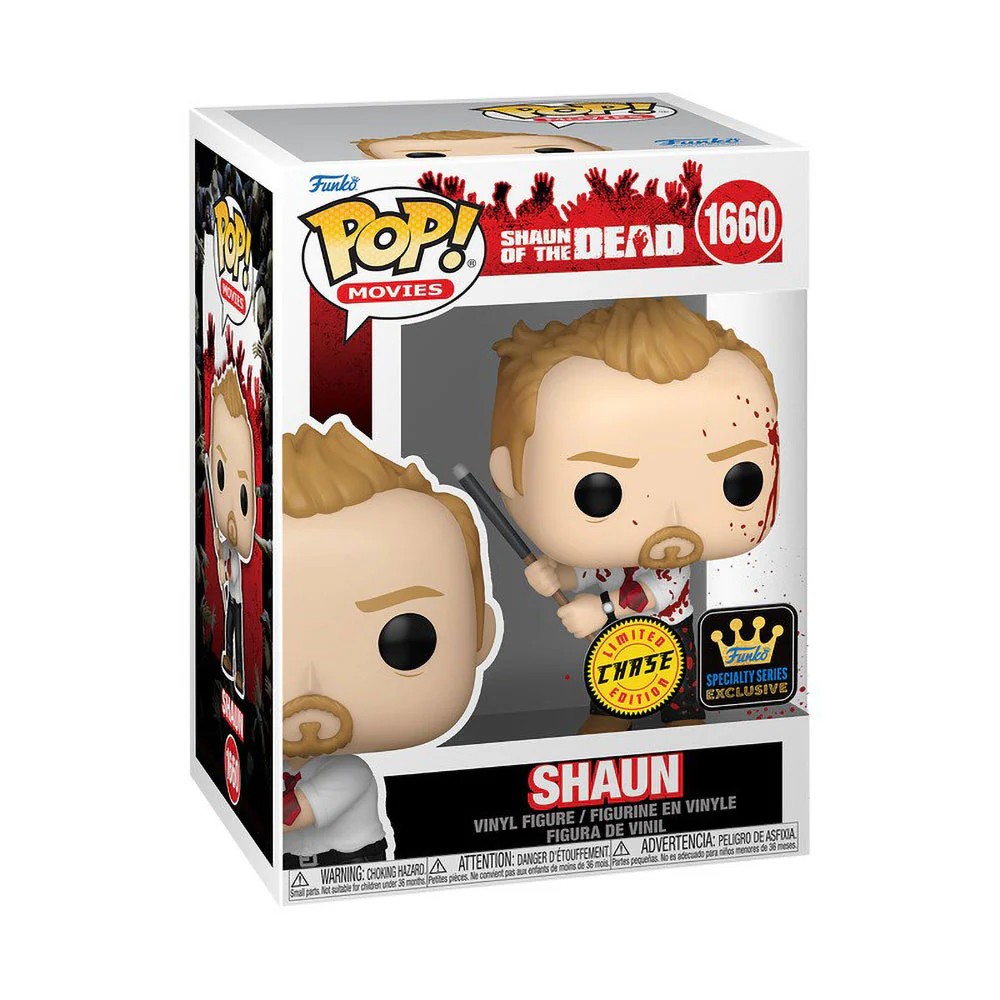 SHAUN OF THE DEAD CHASE FUNKO POP FIGURE #1660