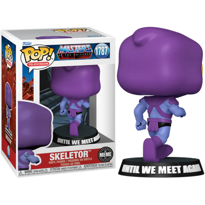 SKELETOR RUNNING AWAY MEME - MASTERS OF THE UNIVERSE - FUNKO POP FIGURE #1787