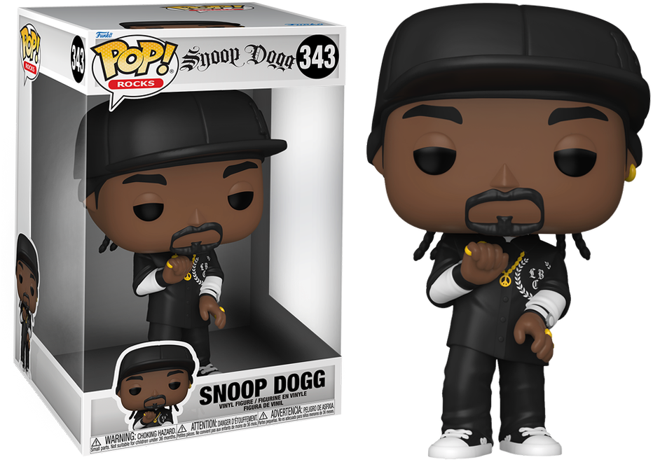 SNOOP DOGG “DROP IT LIKE IT’S HOT” 10 INCH POP FUNKO FIGURE #343