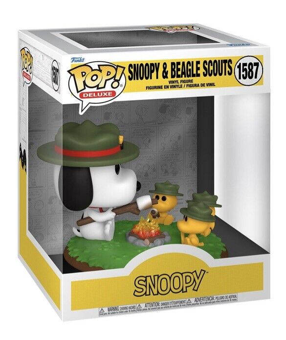 SNOOPY & BEAGLE SCOUTS - PEANUTS -  POP FUNKO FIGURE #1587