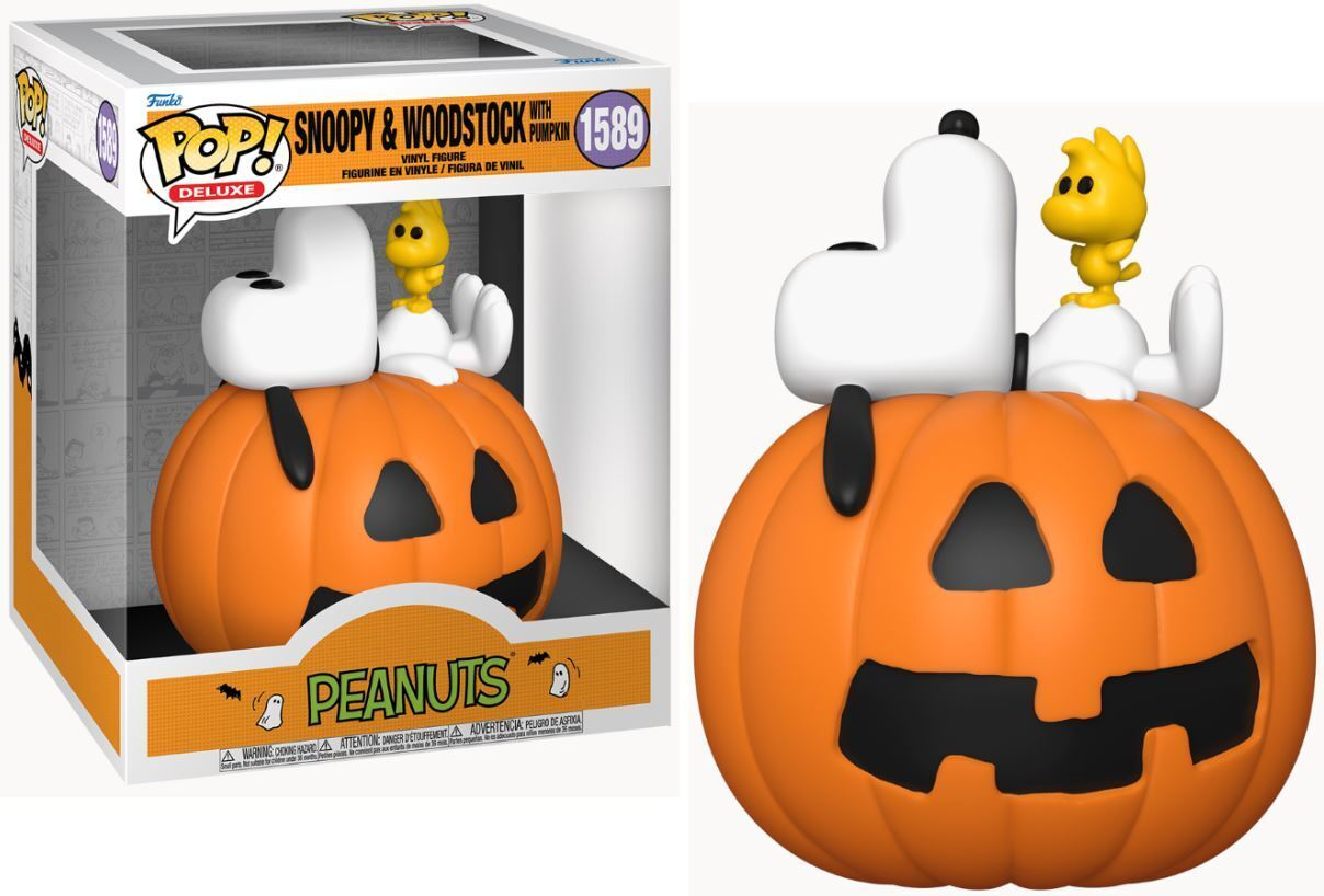 SNOOPY & WOODSTOCK WITH PUMPKIN - PEANUTS - POP FUNKO FIGURE #1589
