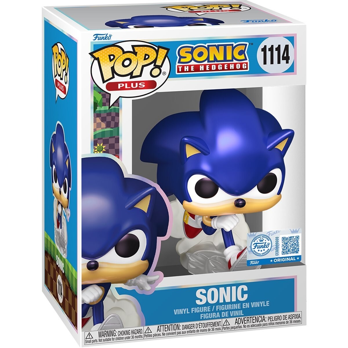 SONIC THE HEDGEHOG POP FUNKO FIGURE #1114