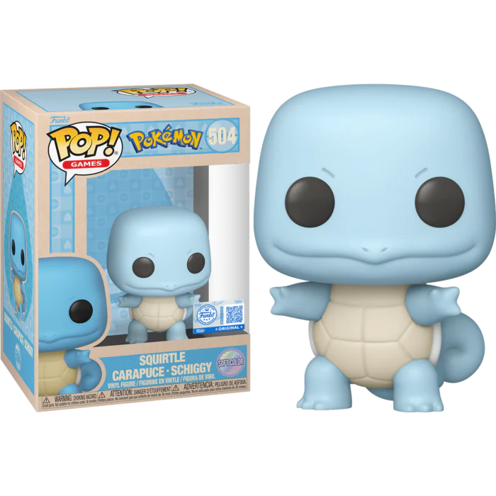 SQUIRTLE - POKEMON - FUNKO POP FIGURE #504