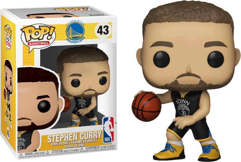 STEPHEN CURRY - GOLDEN STATE WARRIORS NBA - FUNKO POP FIGURE #43