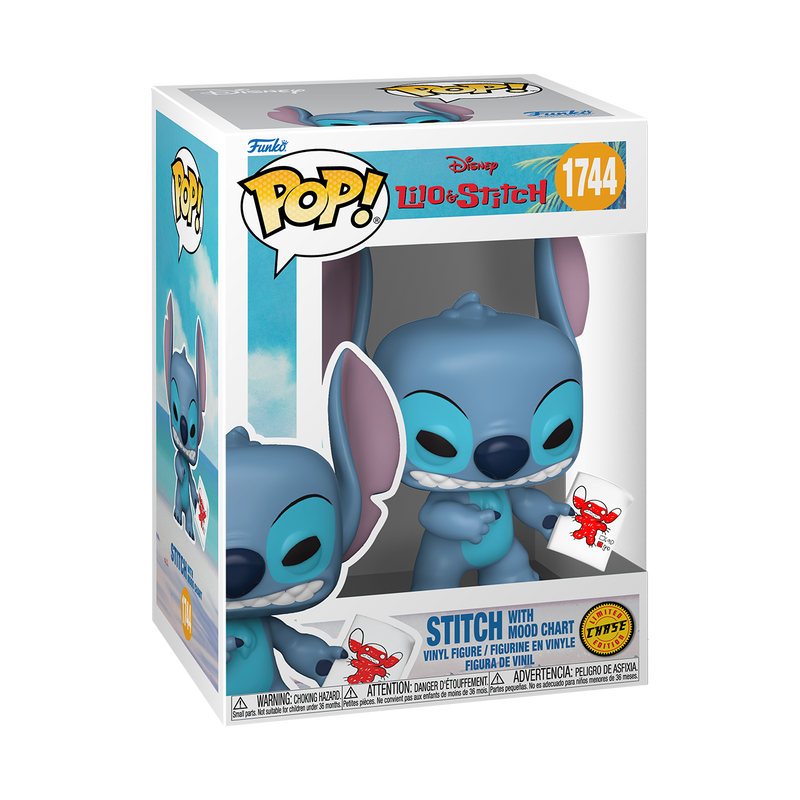 STITCH W/ MOOD CHART CHASE - LILO & STITCH - FUNKO POP FIGURE #1744