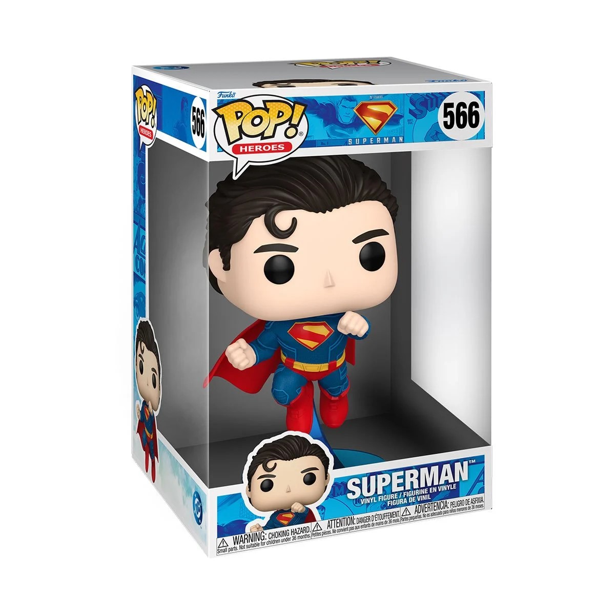 SUPERMAN 10" INCH POP FUNKO FIGURE #566