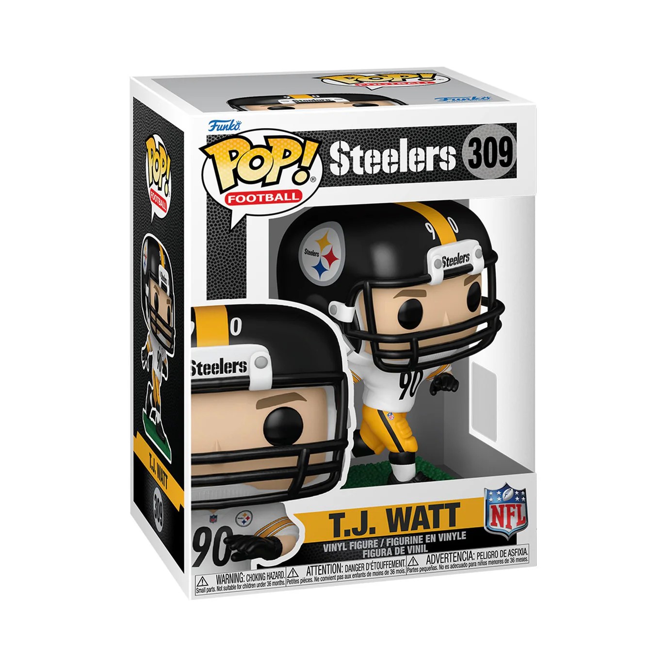 T.J. WATT - PITTSBURGH STEELERS - NFL POP FUNKO FIGURE #309