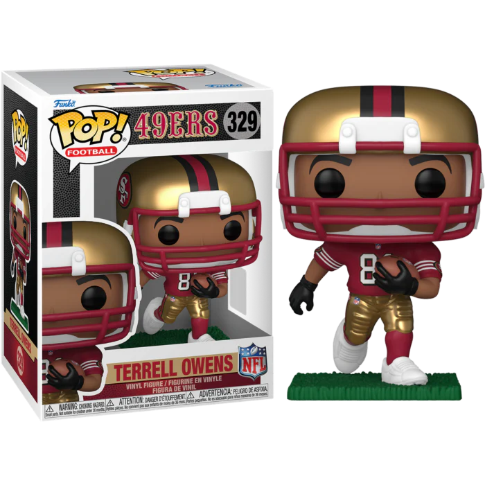 TERRELL OWENS - SAN FRANCISCO 49ERS - FUNKO POP FIGURE #329