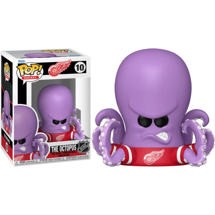 THE OCTOPUS - DETROIT RED WINGS NHL - FUNKO POP FIGURE #10
