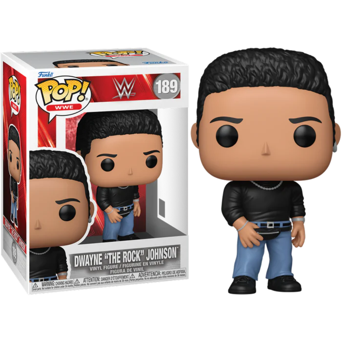 DWAYNE "THE ROCK" JOHNSON - WWE - FUNKO POP FIGURE #189