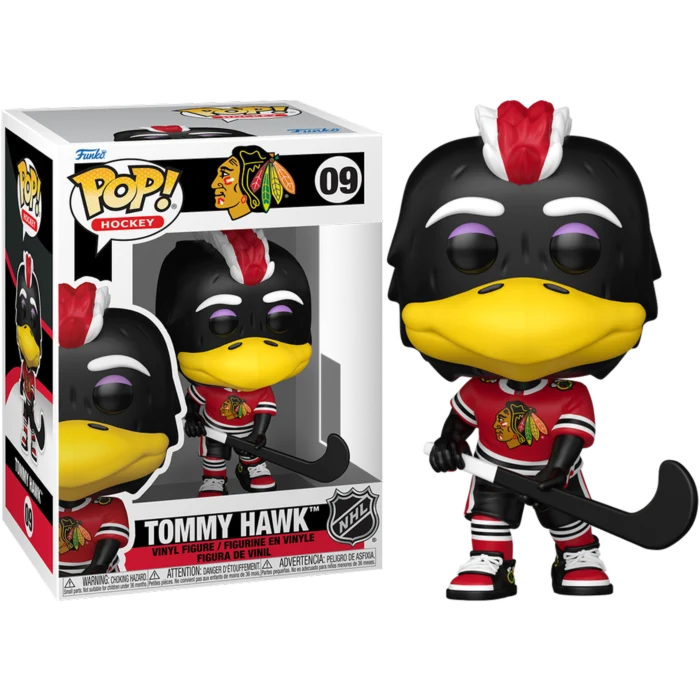 TOMMY HAWK - CHICAGO BLACKHAWKS NHL - FUNKO POP FIGURE #09