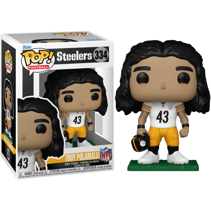 TROY POLAMALU - PITTSBURGH STEELERS - FUNKO POP FIGURE #334