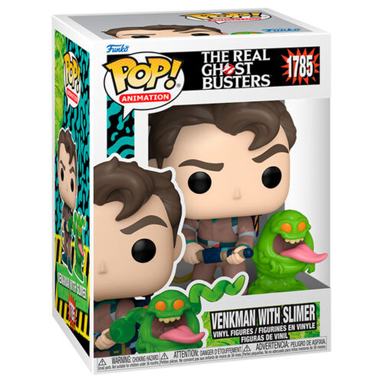 PETER VENKMAN WITH SLIMER - THE REAL GHOSTBUSTERS - POP FUNKO FIGURE #1785