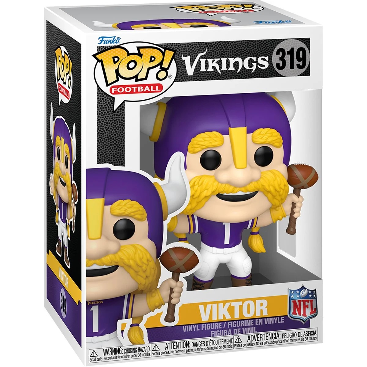 VIKTOR - MINNESOTA VIKINGS NFL - POP FUNKO FIGURE #319