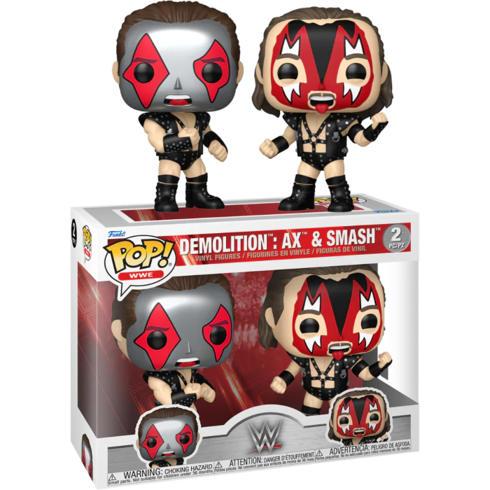 DEMOLITION: AX & SMASH - WWE - FUNKO POP FIGURE 2 PACK