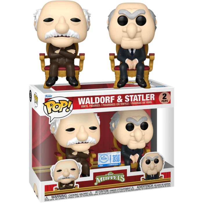 WALDORF & STATLER - THE MUPPETS - FUNKO POP 2 PACK FIGURES