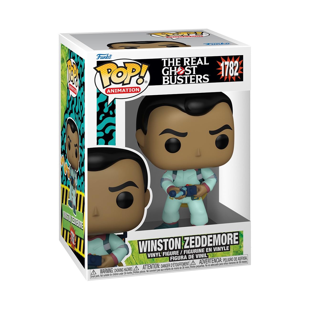 WINSTON ZEDDEMORE - THE REAL GHOSTBUSTERS - POP FUNKO FIGURE #1782