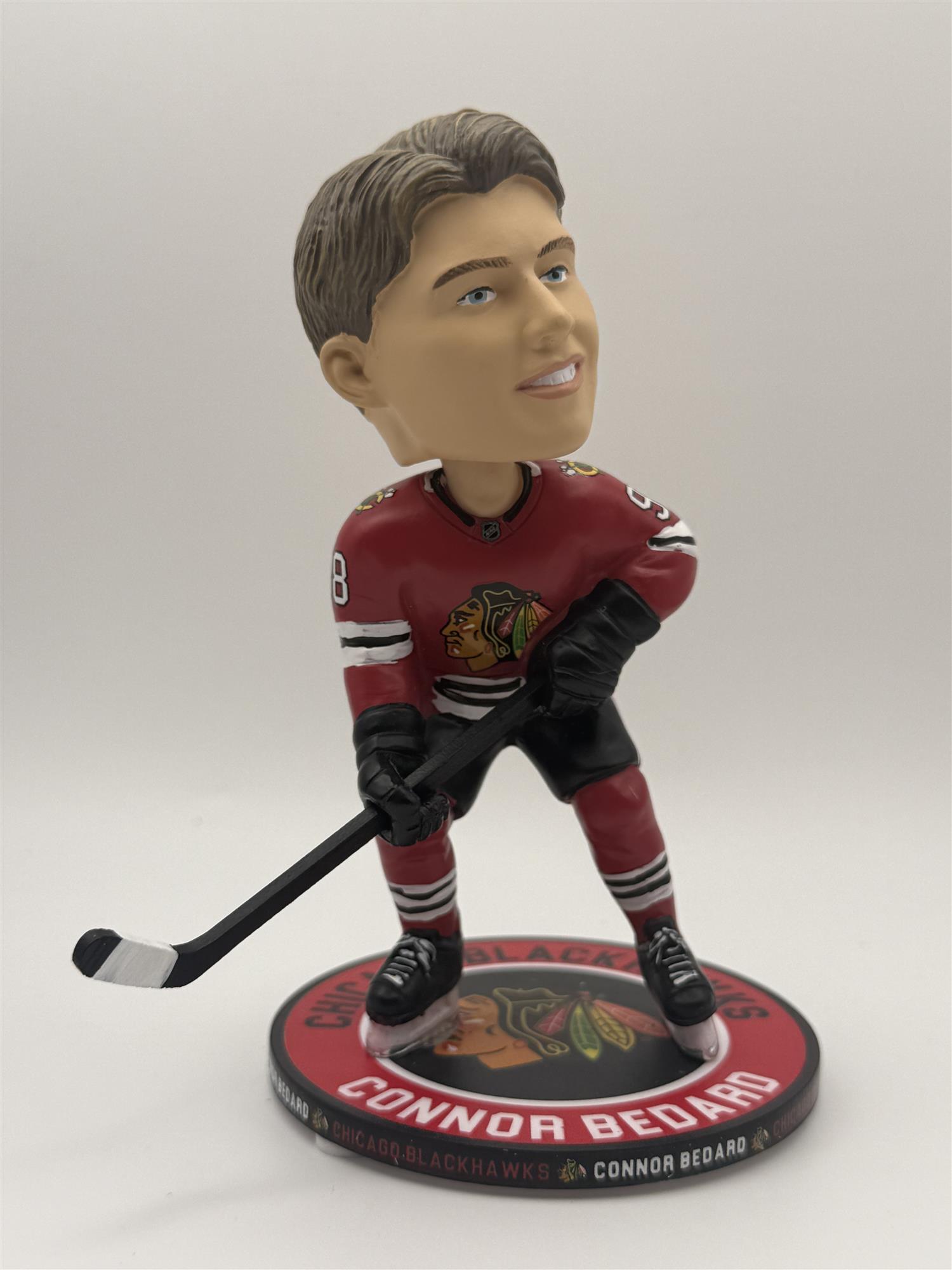 CONNOR BEDARD CHICAGO BLACKHAWKS NHL 5 INCH BOBBLEHEAD