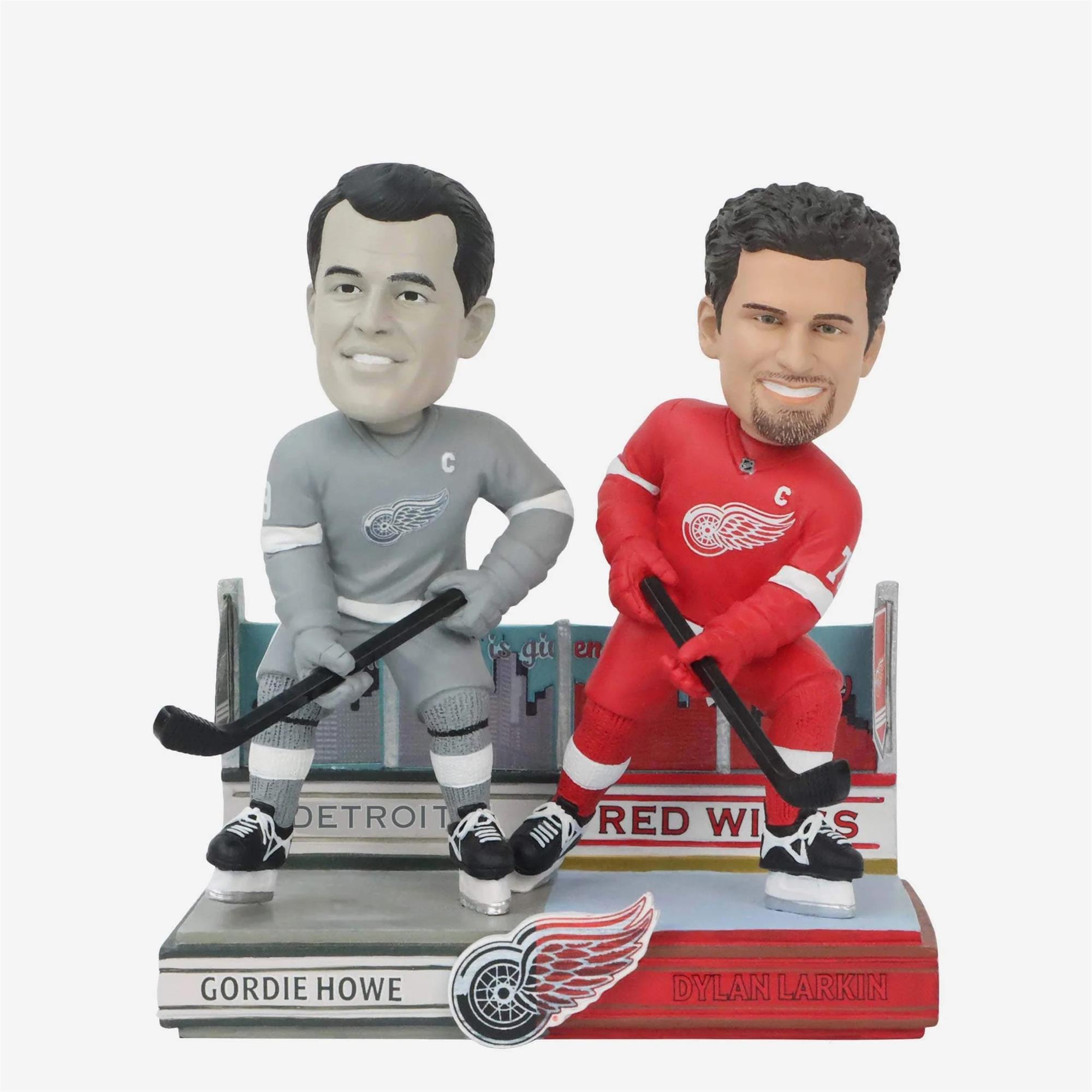 DETROIT RED WINGS GORDIE HOWE / DYLAN LARKIN THEN AND NOW FOCO BOBBLEHEAD