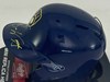 BRANDON WOODRUFF SIGNED RAWLINGS BREWERS BLUE MINI HELMET - BAS