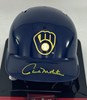 PAUL MOLITOR SIGNED BREWERS RAWLINGS BLUE MINI HELMET - BAS