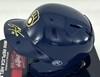 CHRISTIAN YELICH SIGNED RAWLINGS BREWERS BLUE MINI HELMET - JSA