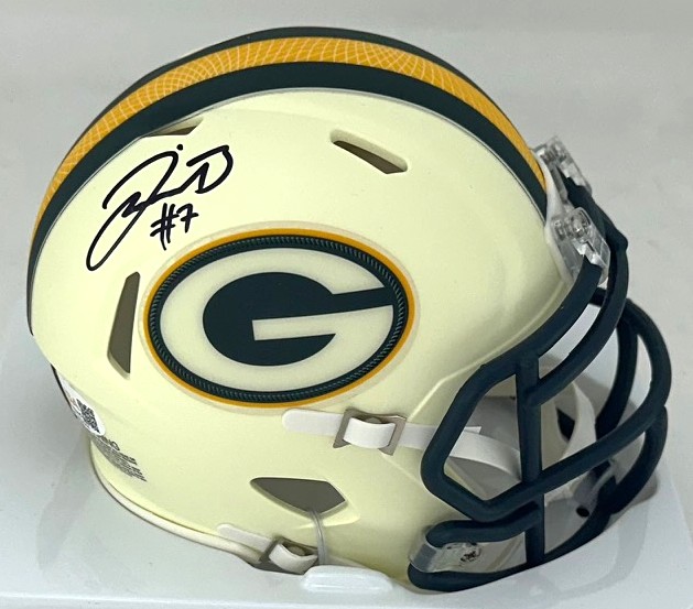 JAVON BULLARD SIGNED PACKERS RIDDELL RIVALRY SPEED MINI HELMET - JSA