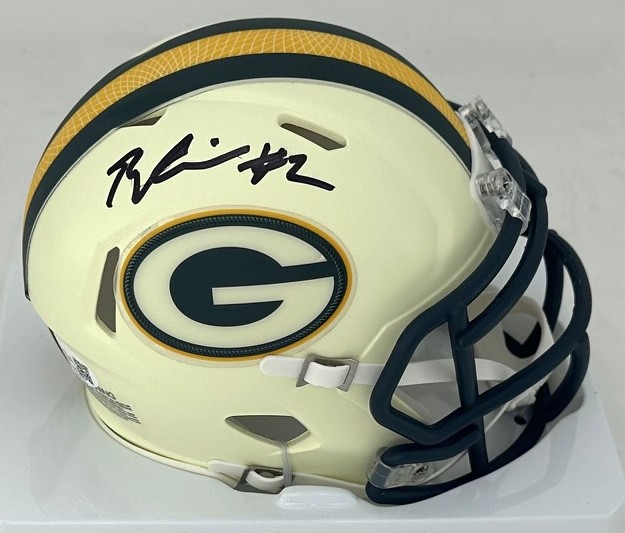 BRANDON CISSE SIGNED PACKERS RIDDELL RIVALRY SPEED MINI HELMET - JSA