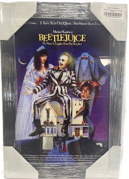 BEETLEJUICE - FRAMED MOVIE POSTER
