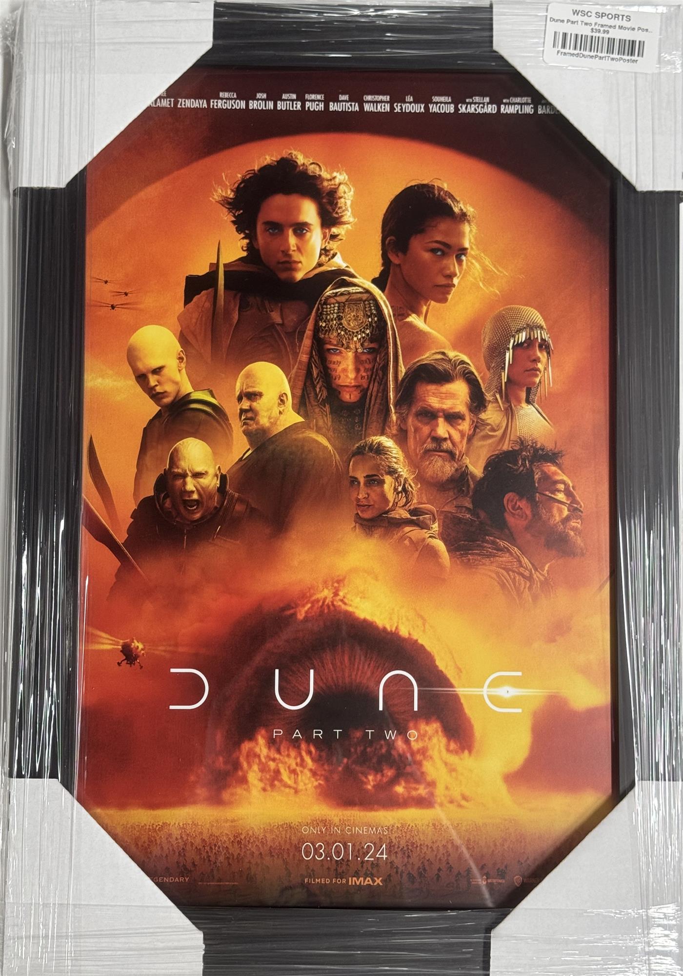 DUNE: PART TWO - FRAMED MOVIE POSTER