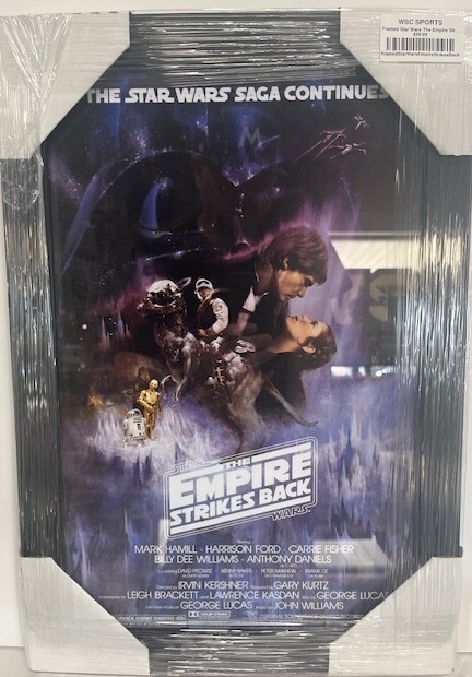 STAR WARS: THE EMPIRE STRIKES BACK - FRAMED MOVIE POSTER