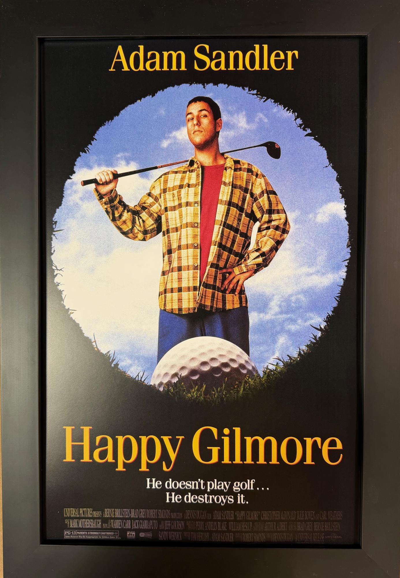 HAPPY GILMORE - FRAMED MOVIE POSTER