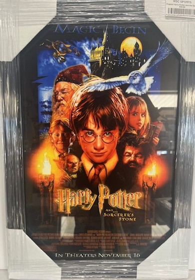 HARRY POTTER AND THE SORCERER'S STONE - FRAMED MOVIE POSTER