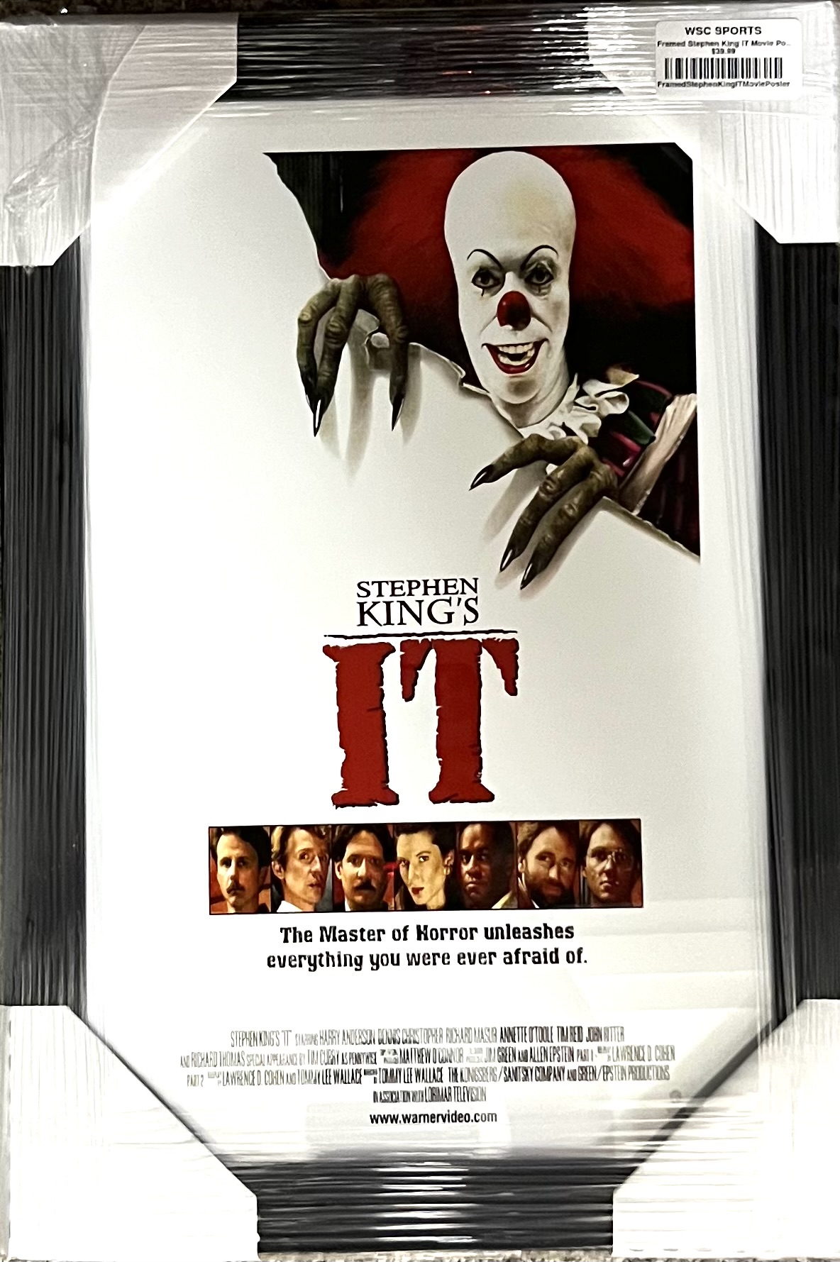 STEPHEN KING'S IT (1990) - FRAMED MOVIE POSTER