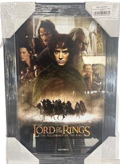 THE LORD OF THE RINGS: THE FELLOWSHIP OF THE RING - FRAMED MOVIE POSTER