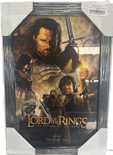 THE LORD OF THE RINGS: RETURN OF THE KING - FRAMED MOVIE POSTER