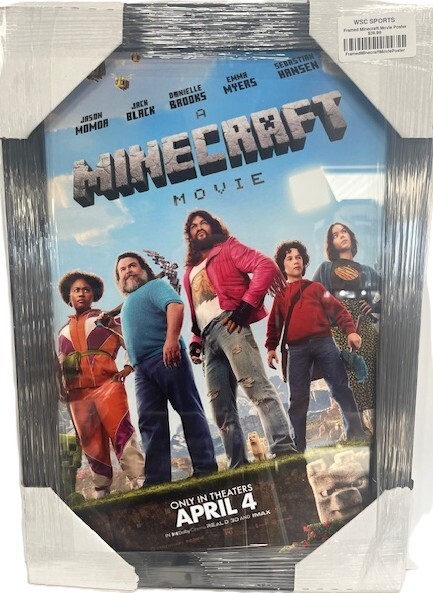 A MINECRAFT MOVIE - FRAMED MOVIE POSTER