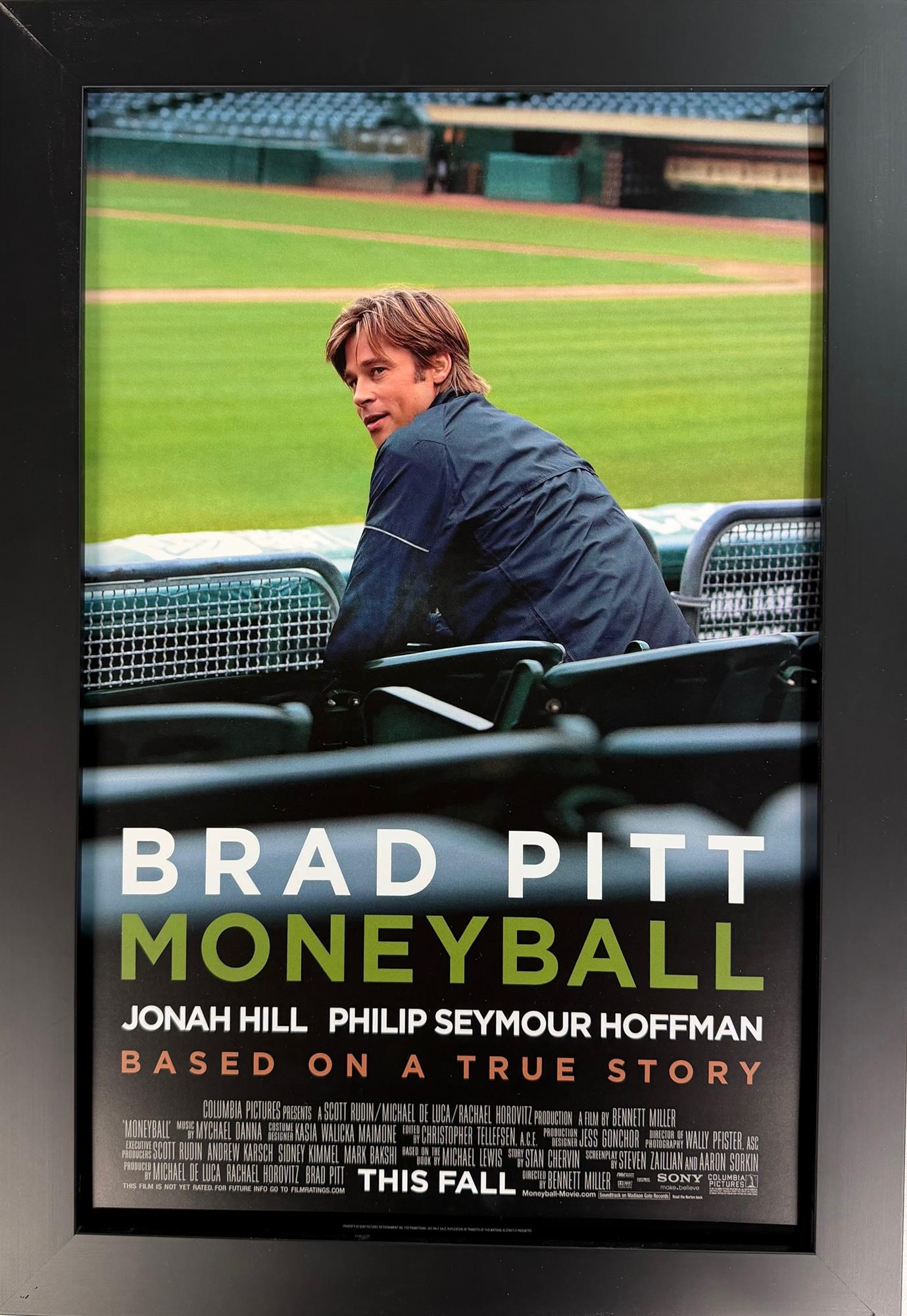 MONEYBALL - FRAMED MOVIE POSTER