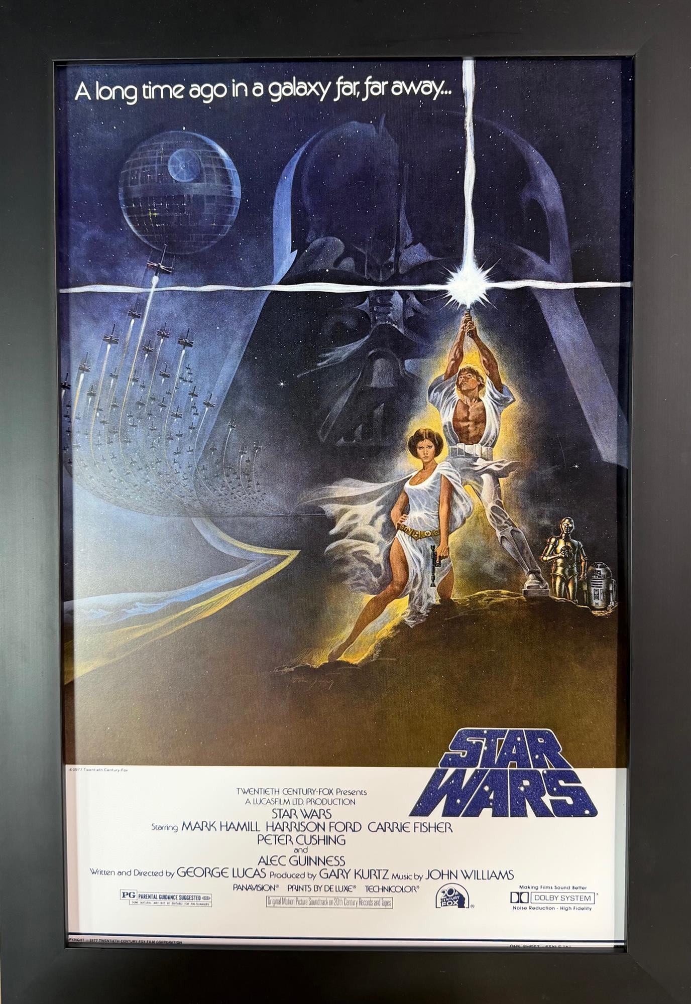 STAR WARS - FRAMED MOVIE POSTER