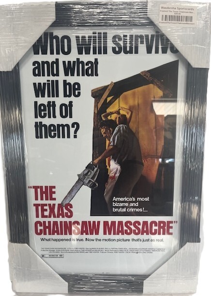 THE TEXAS CHAINSAW MASSACRE - FRAMED MOVIE POSTER