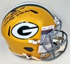 DAVE ROBINSON SIGNED FULL SIZE PACKERS REPLICA SPEED HELMET W/ 3 SCRIPTS - JSA