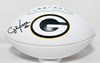 CLAY MATTHEWS SIGNED WILSON WHITE PANEL PACKERS LOGO FOOTBALL - JSA