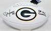 CLAY MATTHEWS SIGNED WILSON WHITE PANEL PACKERS LOGO FOOTBALL W/ XLV - JSA