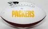 CLAY MATTHEWS SIGNED WILSON WHITE PANEL PACKERS LOGO FOOTBALL W/ XLV - JSA