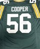 EDGERRIN COOPER SIGNED CUSTOM REPLICA PACKERS GREEN JERSEY- BAS
