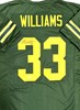 EVAN WILLIAMS SIGNED CUSTOM REPLICA PACKERS 1950'S JERSEY - JSA