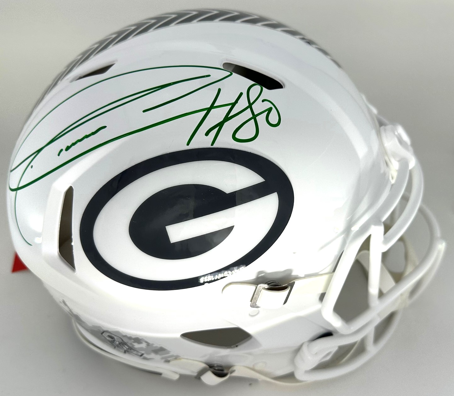 DONALD DRIVER SIGNED FULL SIZE PACKERS 2024 SALUTE AUTHENTIC SPEED HELMET - JSA