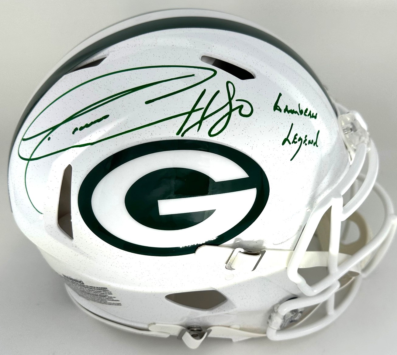 DONALD DRIVER SIGNED FULL SIZE PACKERS 2024 ALTERNATE AUTHENTIC SPEED HELMET W/ LAMBEAU LEGEND- JSA DONALD DRIVER SIGNED FULL SIZE PACKERS 2024 ALTERNATE AUTHENTIC SPEED HELMET W/ LAMBEAU LEGEND- JSA