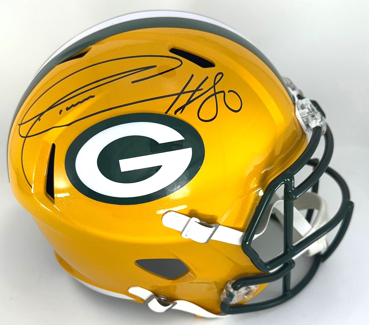 DONALD DRIVER SIGNED FULL SIZE PACKERS SPEED REPLICA HELMET - JSA